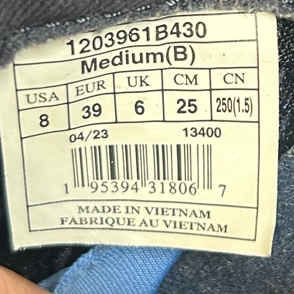 Brooks Women's Athletic Shoes - Navy with Sky Blue and Fuchsia Highlights - Picture 7 of 7